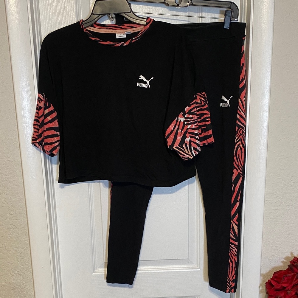 Puma Set with Pink Zebra Accents